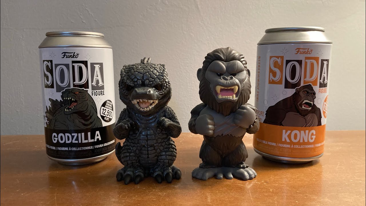 Godzilla VS Kong Funko Soda cans!