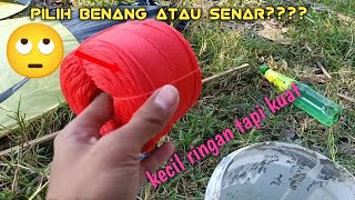 Tes benang layangan ❗ Kenur vs Tambang vs Senar vs Benang , bagus mana???
