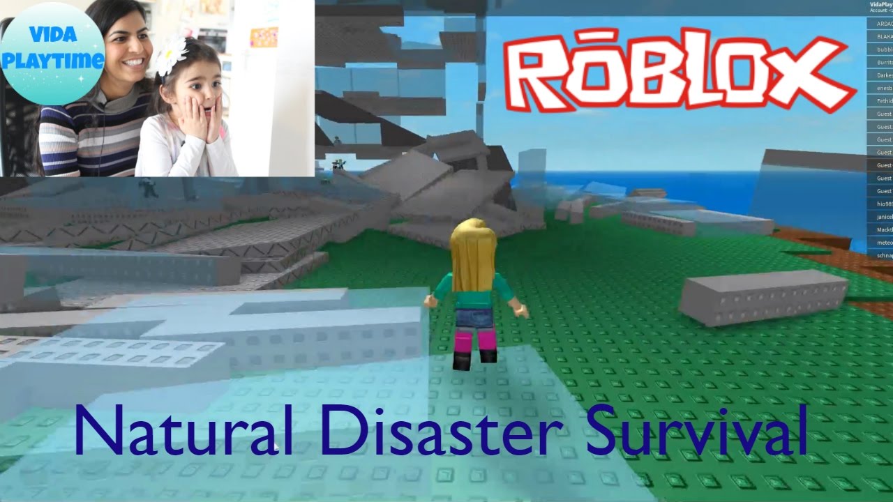 Best Roblox Games For Smaller Kids Kid Gamer Plays Natural Disaster 4 Years And Up Youtube - roblox 4 year old