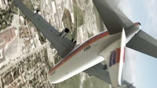 United Airlines Flight 585 Rudder Hard-Over Animation