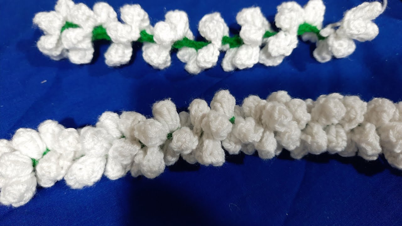 लोकरीचा गजरा कसा विणायचा 