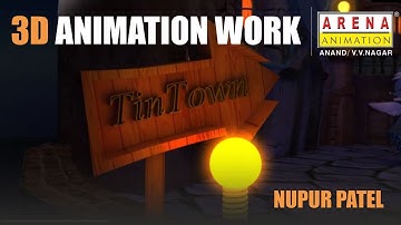 3D Animation Student Work by Nupur - Multimedia & Animation Course in V V Nagar