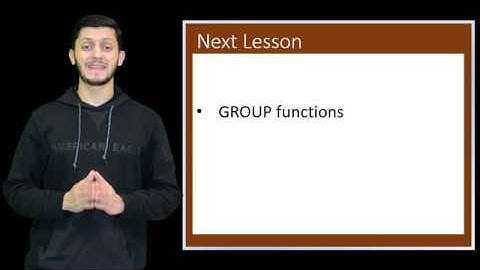 Oracle APEX Tutorial 22 - SQL