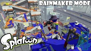 Splatoon - Rainmaker Mode(Ranked Battle) - Gameplay #4(Moray Towers/Urchin Underpass)