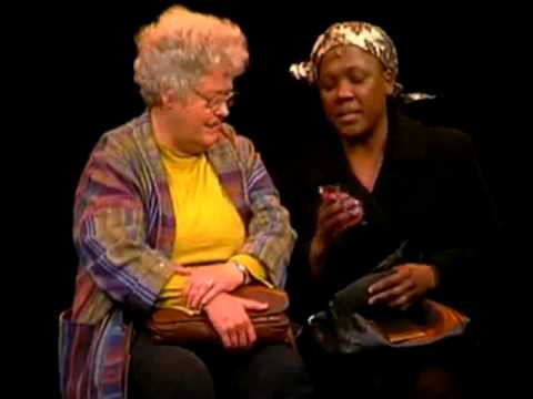 Theatervoorstelling;Taante komt, fragment damestasje (Jetty Mathurin)