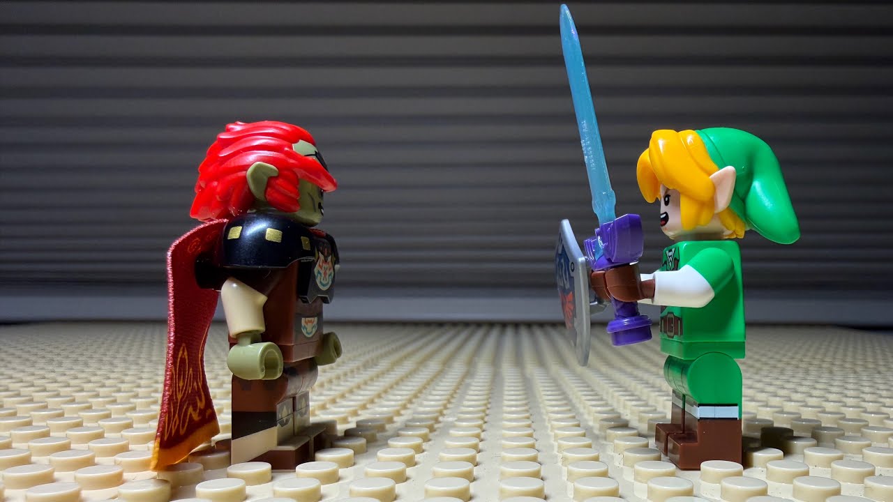 Link vs Ganondorf Lego Stop Motion