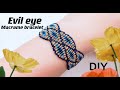 #evil#eye#tutorial#DIY#macrame#bracelet