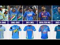 Evolution of team indias cricket jersey 1975  2023