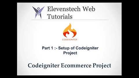 Setup of Codeigniter Framework - Part 1