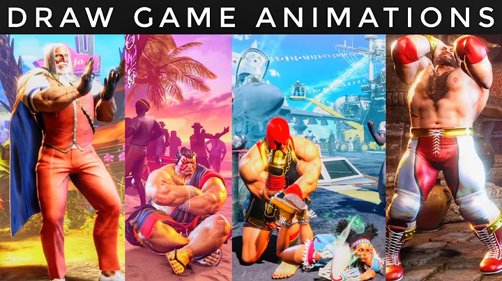 Street Fighter 6 | Draw Game Animations (All 18 Characters)