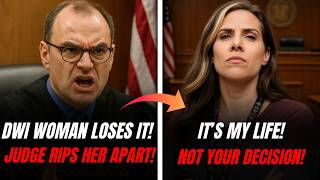 Judge Shuts Down DWI Woman Who Just Won’t Quit!