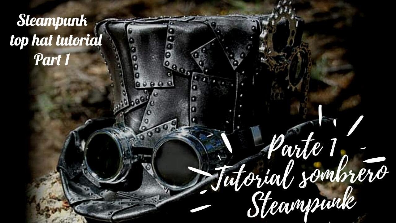 Rockible Sombrero Steampunk De Copa – Hecho A Mano Con Brújula Y Gafas, Unisex Para Festivales Y Cosplay