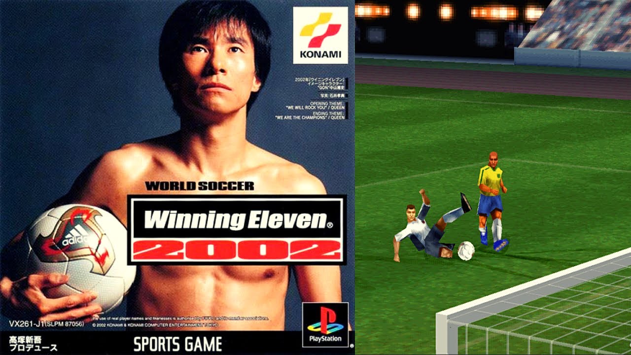 WINNING ELEVEN 2002- O melhor jogo de futebol do ps1! 🎮 