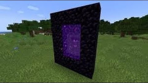 How to Make a nether portal without Diamond pickaxe easy tutorial