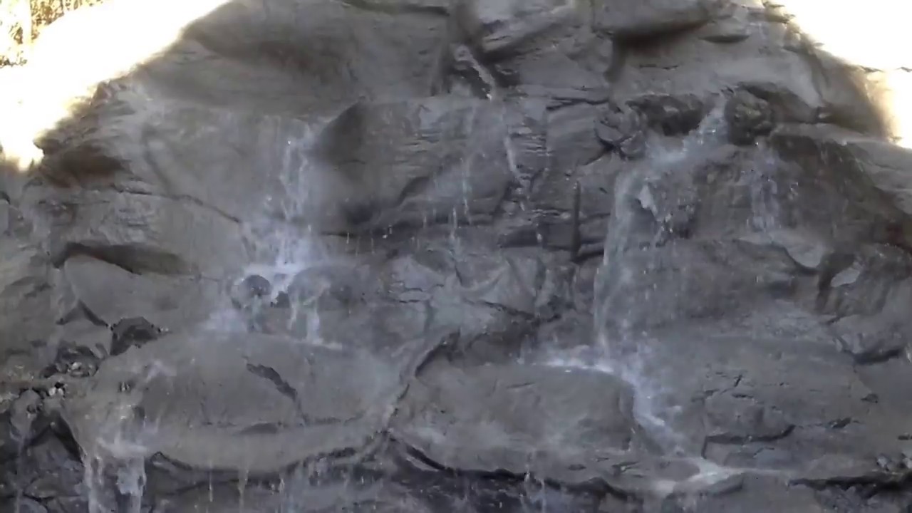 How To Make Artificial Rock Panels - WaterfallNow custom water