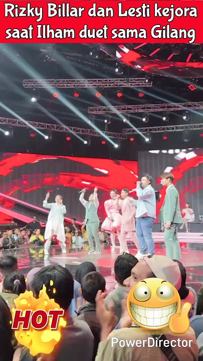 Rizky Billar and Lesti Kejora when Gilang Dirga and Ilham duet #lestikejora #rizkybillar #leslar