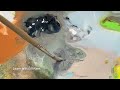 Acrylic Painting Tutorial: Owl in a Snowstorm 3 #acryliclandscapepainting  #paintingtutorial
