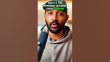 Local Storage vs Cookies 🍪 Explained Simply