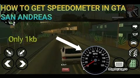 How to put speedometer in gta San Andreas In tamil