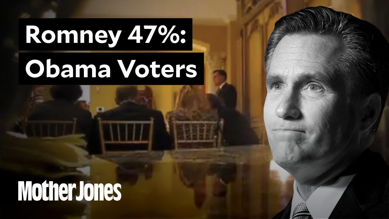 Secret Video Romney Tells Millionaire Donors What He Really