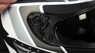 FLY Racing Conquest Helmet Outer Shield Change