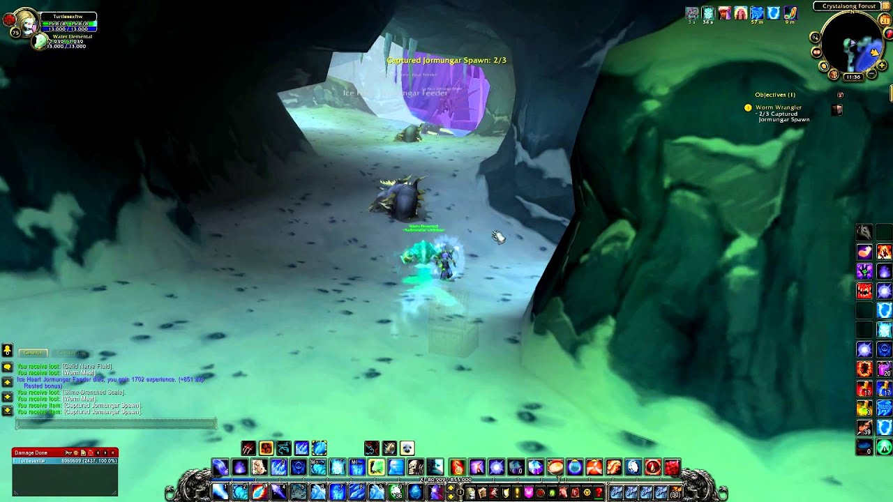 WotLK - The Storm Peaks - Worm Wrangler - YouTube