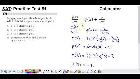 SAT Practice Test #1, Section #4, Problem #29