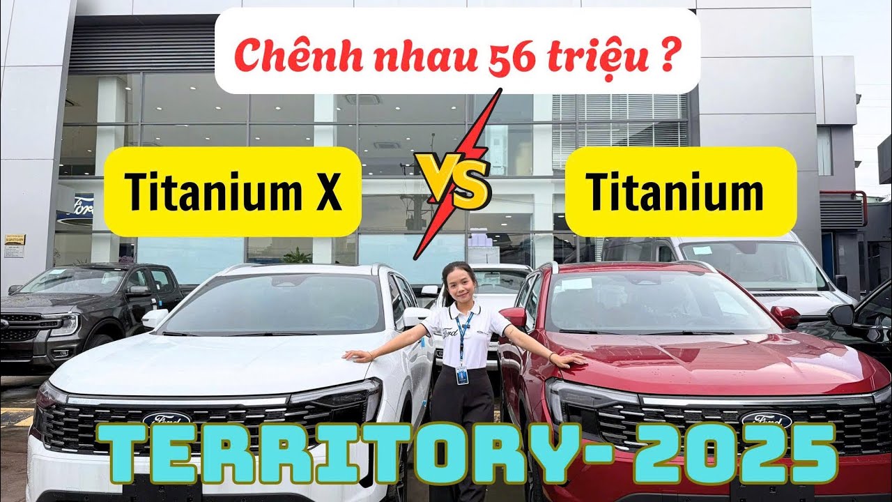 SO SÁNH GIỮA 2 PHIÊN BẢN CỦA TERRITORY: TITANIUM VÀ TITANIUM X | CHÊNH LỆCH 56tr THÌ KHÁC GÌ ? 
