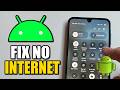 Fix Mobile Data On But Internet Not Working On Android - Settings Tutorial