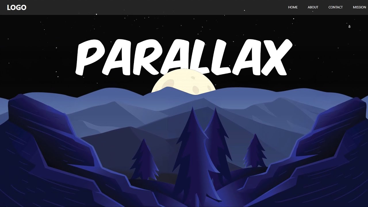 Создайте веб-сайт с эффектом параллакс-скроллинга с помощью HTML, CSS и JavaScript
