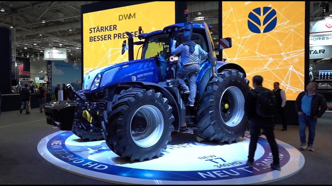 Walking in the 2024 NEW HOLLAND tractors - YouTube
