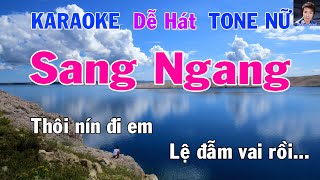 Karaoke Sang Ngang Tone Nữ Nhạc Sống gia huy beat