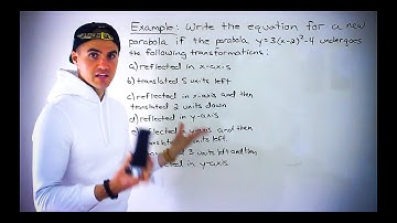 Grade 10 Math (Ontario, MPM2D) - Tricky Thinking Problem (Transformations of Quadratics)