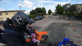 YZ 125 rischio crash, i KTM hanno sempre problemi.  (SX 125, Sherco SE 125, CRF 450)