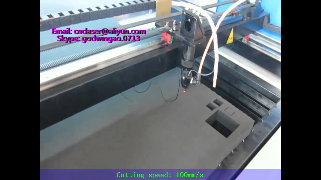 co2 laser cutter for cutting 20mm foam YouTube