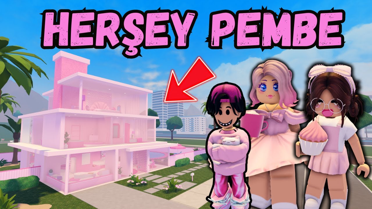 BÜTÜN GÜN HERŞEY PEMBE🏡ARIGİLLER🐝ROBLOX BERRY AVENUE🐝AYŞEM ECE ARI