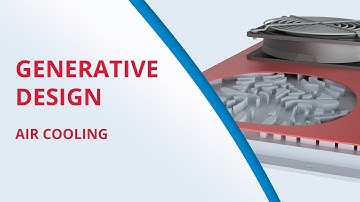 Generative air cooled heat sink design | Generative design & topology optimization