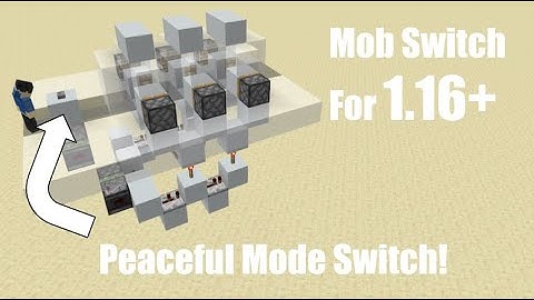 Simpler And Easier Mob Switch For 1.16+ | Redstone Creations #3