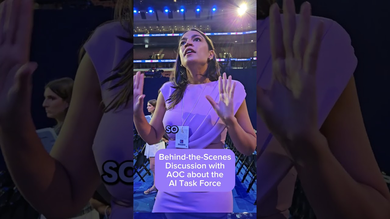 AOC Talking about the Importance of the Bipartisan AI Task Force 
