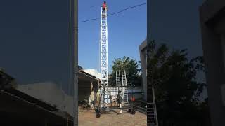 BOB MAKE ELECTRICAL OPERATED ALUMINIUM SQUARE TYPE TILTING TOWER LADDER. (BOB-1)