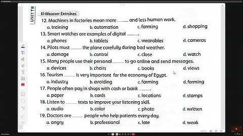 ثالثة اعدادي  هالو بلس  hello plus 3  الوحدة 2 الدرس 4 و 5