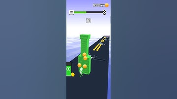 Stack Colors✨⛷️ - All Levels Gameplay Android, iOS #Shorts