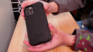 Showcasing the OtterBox Defender Pro iPhone 12 Case