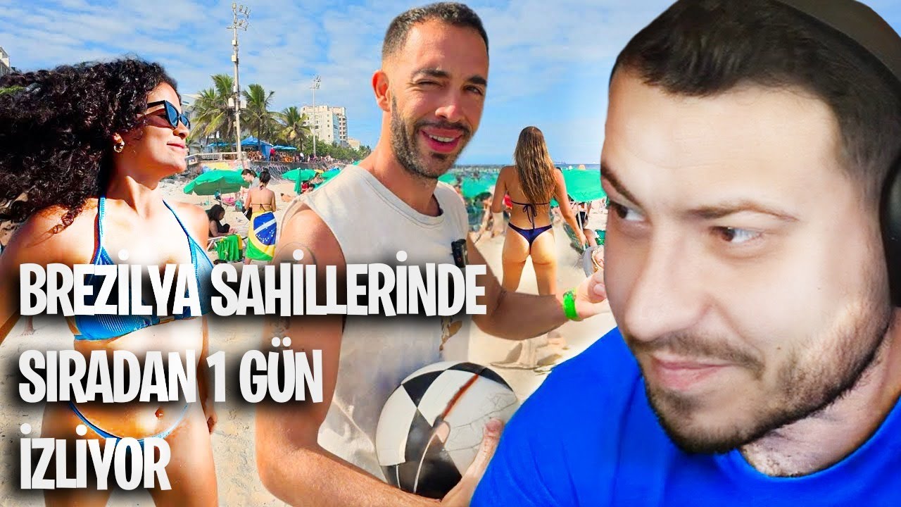 ATABERK DOĞAN BREZİLYA SAHİLLERİNDE SIRADAN BİR GÜN İZLİYOR!