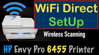 HP Envy Pro 6455 WiFi Direct SetUp iPhone Review !!