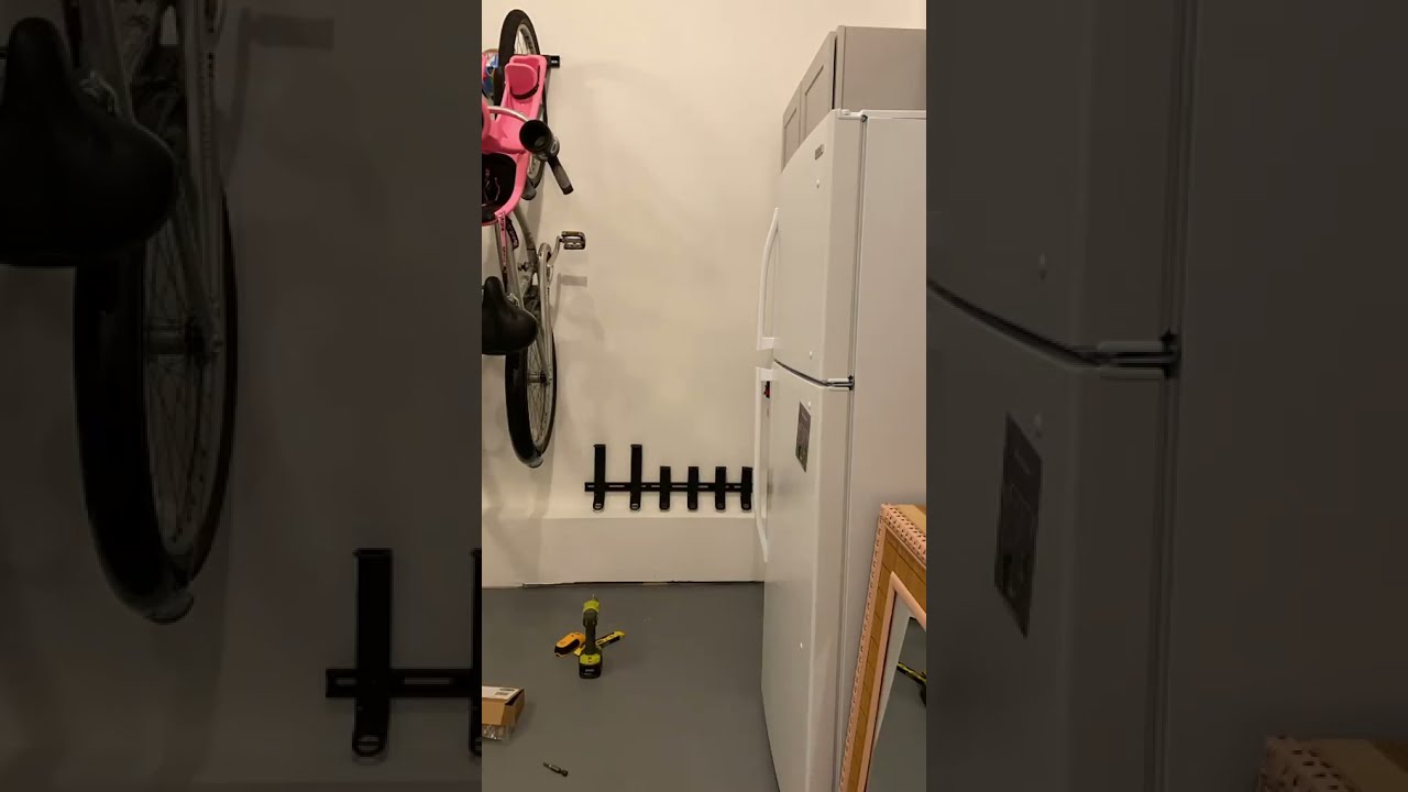 CUSTOMER INSTALLATION OF SPINNING & OFFSHORE FISHING ROD RACK ORGANIZER