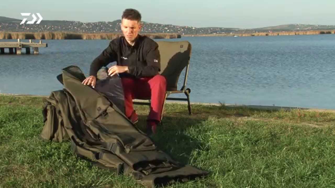 DAIWA Black Widow Karpfenstuhl szék Debrecen Horgászbolt Daiwa BLACK WIDOW CARP CHAIR bojlis szék