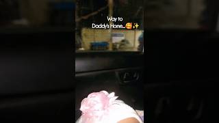 Way to Daddy's Home❤️#daddaughterbond#youtubeshorts #love #trending #shortsfeed #shortsvideo#shorts