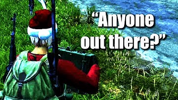 I found survivors using a radio in DayZ.