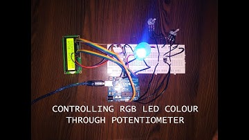 Arduino Control RGB Led Color Using Potentiometer